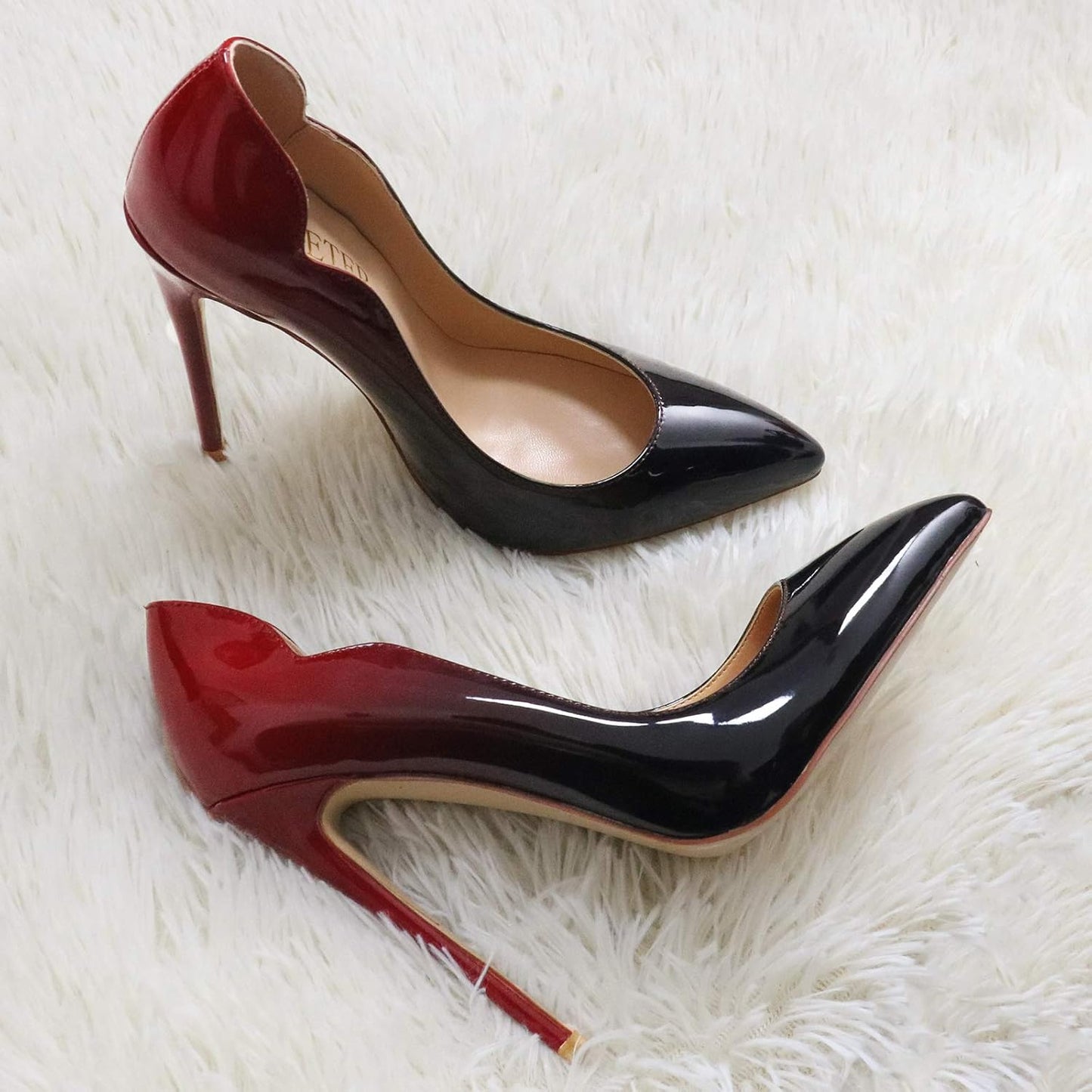 High Heels for Women, 4.72 Inch/12Cm Pointed Toe Dress Shoes Stiletto Heels Evening Party Pumps